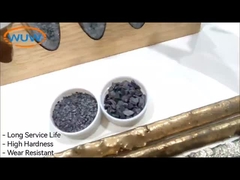 Włókna spawalnicze z kompozytu trwałego z węglem z cząstkami węglem