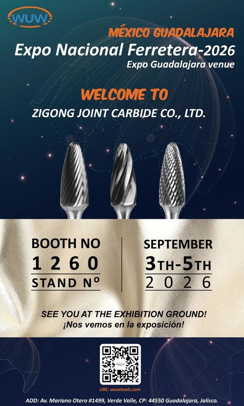 Najnowsze wiadomości firmy o ZIGONG JOINT CARBIDE CO., LTD. (WUW) do udziału w Expo Nacional Ferretera 2026 w Guadalajara w Meksyku