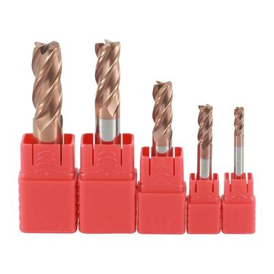 Dobra cena. Dia 4mm HRC55 Frez z węglika wolframu Kwadratowe frezy z powłoką DLC w Internecie