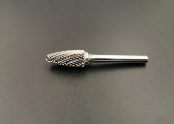 jakość  25mm Double Cut Rotary Cone Carbide Burr For Grinding / Polishing fabryka
