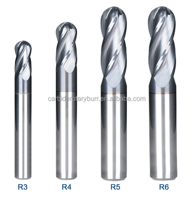 Dobra cena. OEM 6mm Ball End Mill Grawerowanie frezów z węglika wolframu do obróbki drewna w Internecie