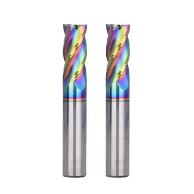Dobra cena. Tęczowe frezy z węglików spiekanych DLC Fresas Frez CNC do aluminium/miedzi w Internecie