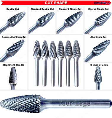 Dobra cena. CNC grawer Carbide drzewa rzeźbiarskie Bits Dobra stabilność mechaniczna Carbide Burr Cutter w Internecie