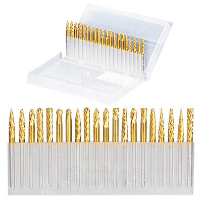 Dobra cena. Ostrze krawędzie cięcia Kobalt Precision Tungsten Carbide Burr Set z 1/8-1/4 INCH rozmiar szynki w Internecie