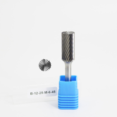 Dobra cena. 40 CrMo Ręka pojedyncza 6mm Ręka SB Cylinder End Cut Carbide Burr Bit dla metalu w Internecie