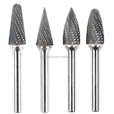 Dobra cena. 10 sztuk Tungsten Carbide Burr Set 6mm 1/4 szczyp podwójny cięcie dla drewna metalowego w Internecie