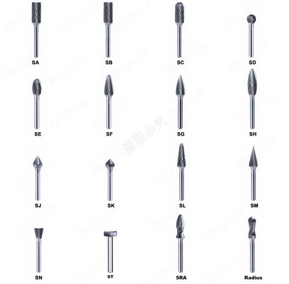 Dobra cena. Zsinterowany Tungsten Karbid Rotary Burr z 1/4