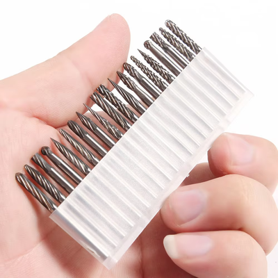 Dobra cena. Zestaw Tungsten Carbide Rotary Burr 10 sztuk 3mm Shank w Internecie